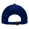 CRYSTAL Blue Plaid Ladies Hat in Navy - Back View
