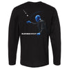 Blue Man Group Adult Marshmellow Toss Long Sleeve T-Shirt in Black - Back View