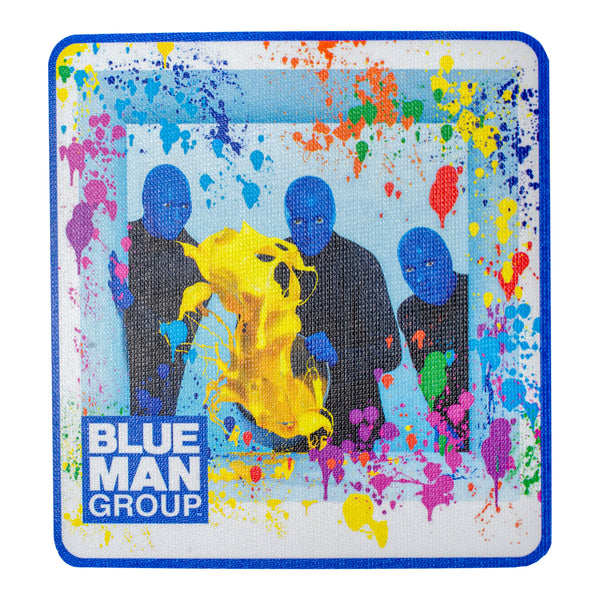 Blue Man Group Splatter Sticker - Front View
