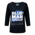 Blue Man Group Ladies City Tee Chicago in Black - Front View