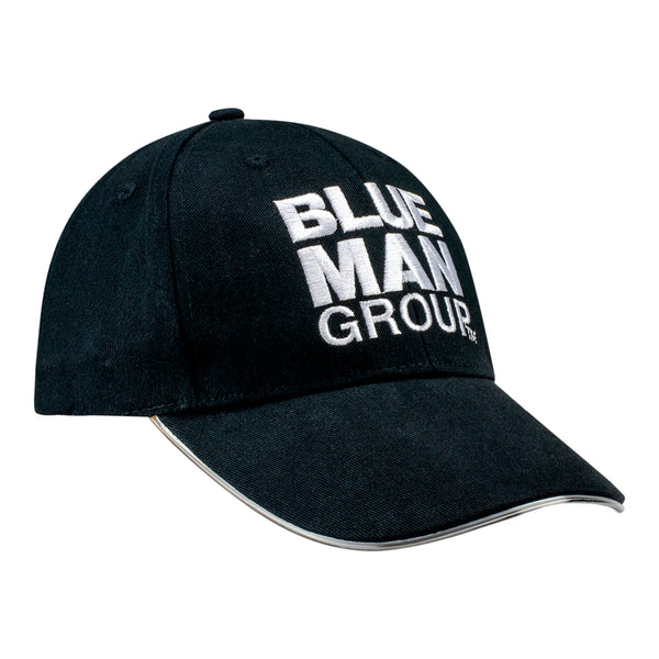 Blue Man Group Adult Light Up Hat in Black and White - Right Side View