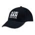 Blue Man Group Youth Light Up Hat in Black and White - Left Side View