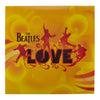 The Beatles LOVE Soundtrack Vinyl Album in Yellow - Front Cover View
