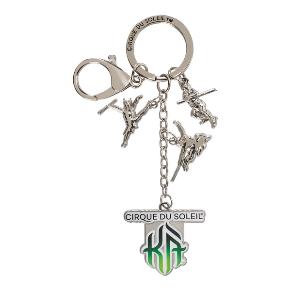 KÀ Charms Keychain in Silver - Front View