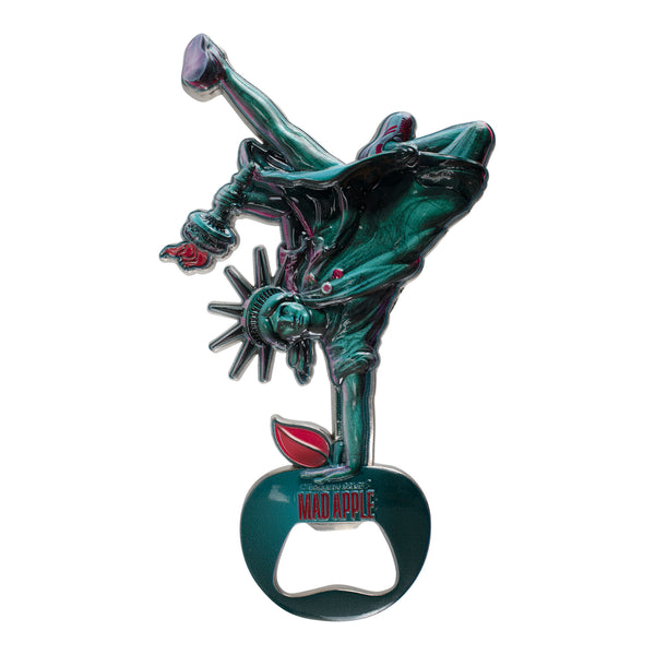 Mad Apple Statue Bottle Opener - Front View