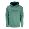Corteo Tassel Green Hood Sweatshirt in Light Green - Front View