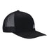 CRYSTAL Geo Mesh Hat in Black - Right Side View