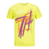 BAZZAR Spray Logo Youth T-Shirt in Yellow - Front View