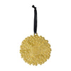 The Beatles LOVE Here Comes the Sun Ornament in Gold - Front View