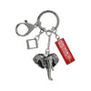ECHO Multicharm Keychain in Silver - Front View