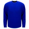 Blue Man Group Logo Spirit Jersey in Royal Blue and White - Front View