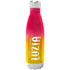 LUZIA Ombre Water Bottle in Pink to Yellow - Side View