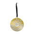 Cirque du Soleil Sun Logo Ornament in Gold - Front View