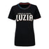 LUZIA Ladies Marquee T-Shirt in Black - Front View