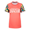 LUZIA Ladies T-Shirt with Sublimated Sleeves Coral