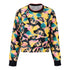 LUZIA Butterfly Cropped Sweatshirt - Front View