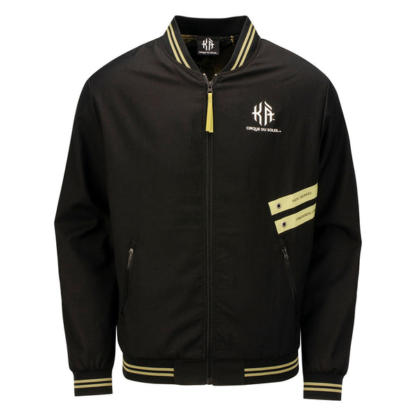 KÀ Adult Blade Bomber Jacket in Black - Front View