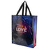 The Beatles LOVE Marquee Logo Blue Tote Bag - Side View