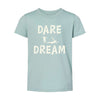 Cirque du Soleil Blue Youth Dare to Dream T-Shirt in Dusty Blue - Front View