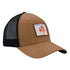 KÀ Marquee Logo Two-Tone Mesh Back Hat in Brown and Black - Right Side View
