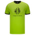KÀ Adult Marquee Logo Knit Stripe T-Shirt in Green - Front View