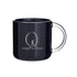 "O" Marquee Mug in Black 