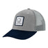 "O" Patch Logo Grey Hat - Left Front Angled View