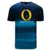 "O" Adult Sublimated Blue Water Shirt