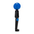 Blue Man Group Blue Guy With Pipes Figurine in Black and Blue - Right Side View