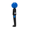 Blue Man Group Blue Guy With Pipes Figurine in Black and Blue - Left Side View