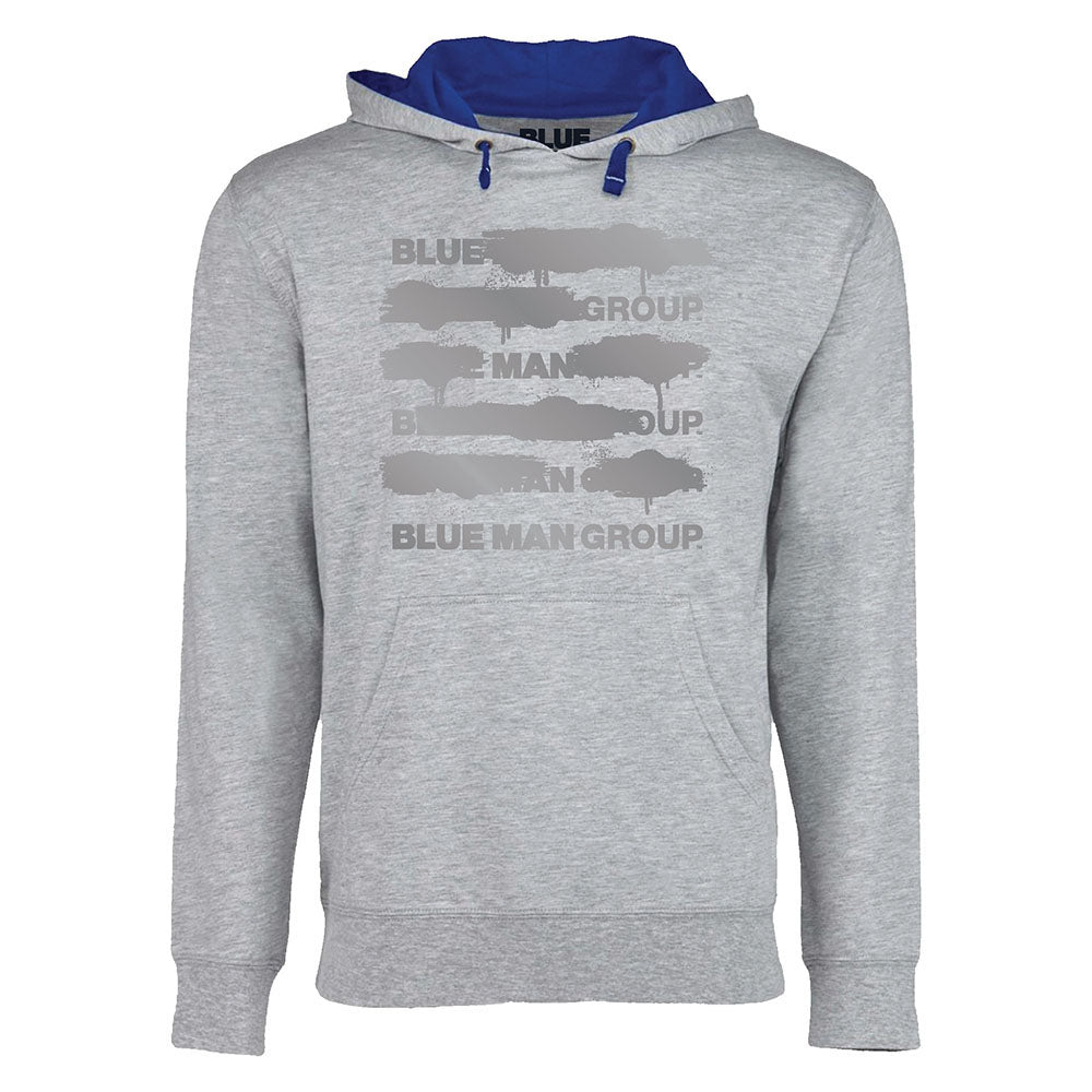 Blue Man Group Adult Contrast Hood Lining Blurred Logo | Cirque du ...