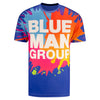 Blue Man Group Adult Sublimated Splatter Explosion T-Shirt