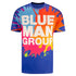 Blue Man Group Adult Sublimated Splatter Explosion T-Shirt - Front View