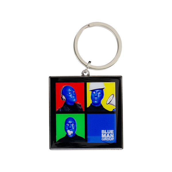 Blue Man Group Pop Art Keychain
