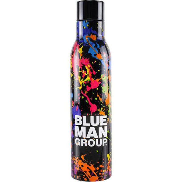Blue Man Group Splatter Paint Water Bottle