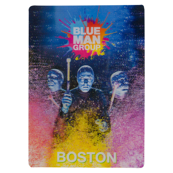Blue Man Group Boston 3D Postcard