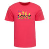 The Beatles LOVE Kaleidoscope Fuchsia T-Shirt - Front View