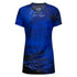 KÀ Ladies Sublimated Twin T-Shirt in Blue - Back View
