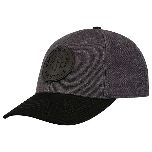 KÀ Rubber Patch Hat in Grey and Black - Left Side View