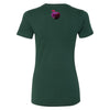 Mad Apple Ladies Marquee T-Shirt in Green - Back View
