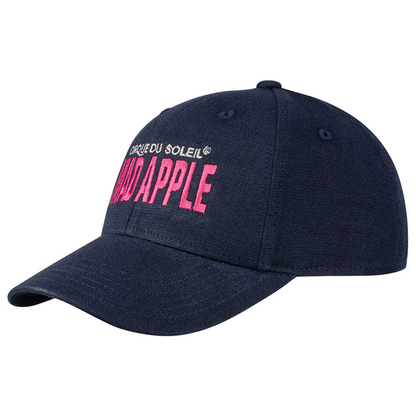Mad Apple Logo Hat in Deep Blue - Left Side View