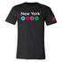 Mad Apple Subway T-Shirt in Black - Front View