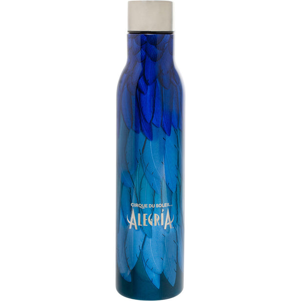 Alegría Blue Feathers Water Bottle 