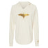 Alegría Ladies Sweatshirt with Gold Bird in Bone - Front View
