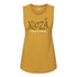 KOOZA Ladies Logo Tank Top in Yellow - Front View