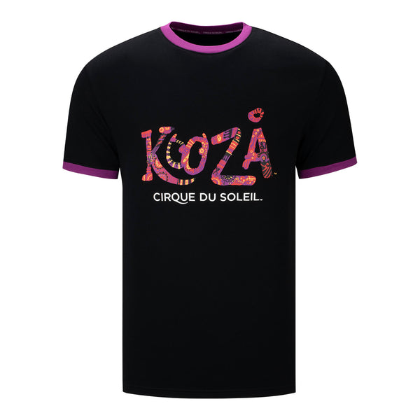 KOOZA Black Marquee T-Shirt - Front View