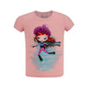 CRYSTAL Pink Skater Girl T-Shirt