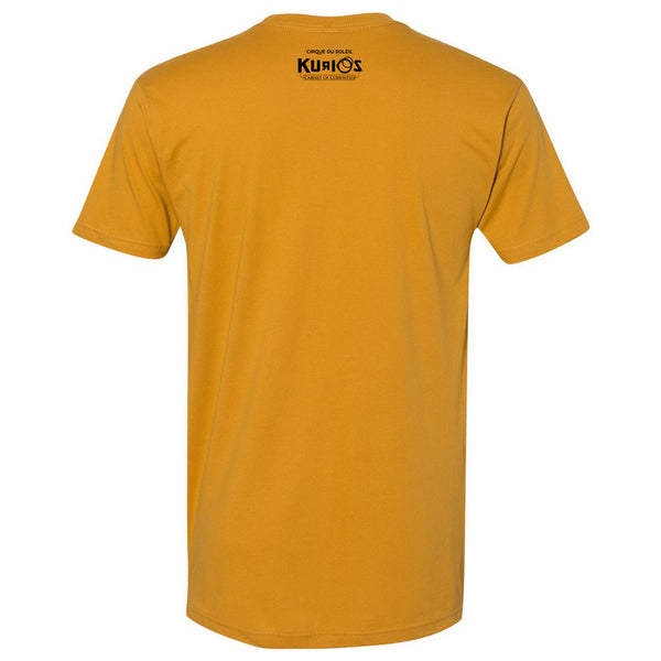 KURIOS World of Wonders T-Shirt in Yellow - Back View