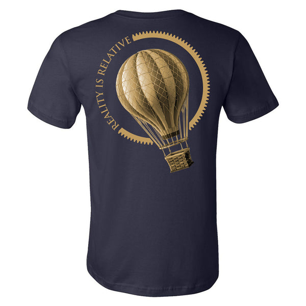 KURIOS Reality is Relative T-Shirt in Navy - Back View