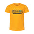 KURIOS Youth Marquee T-Shirt in Yellow - Front View